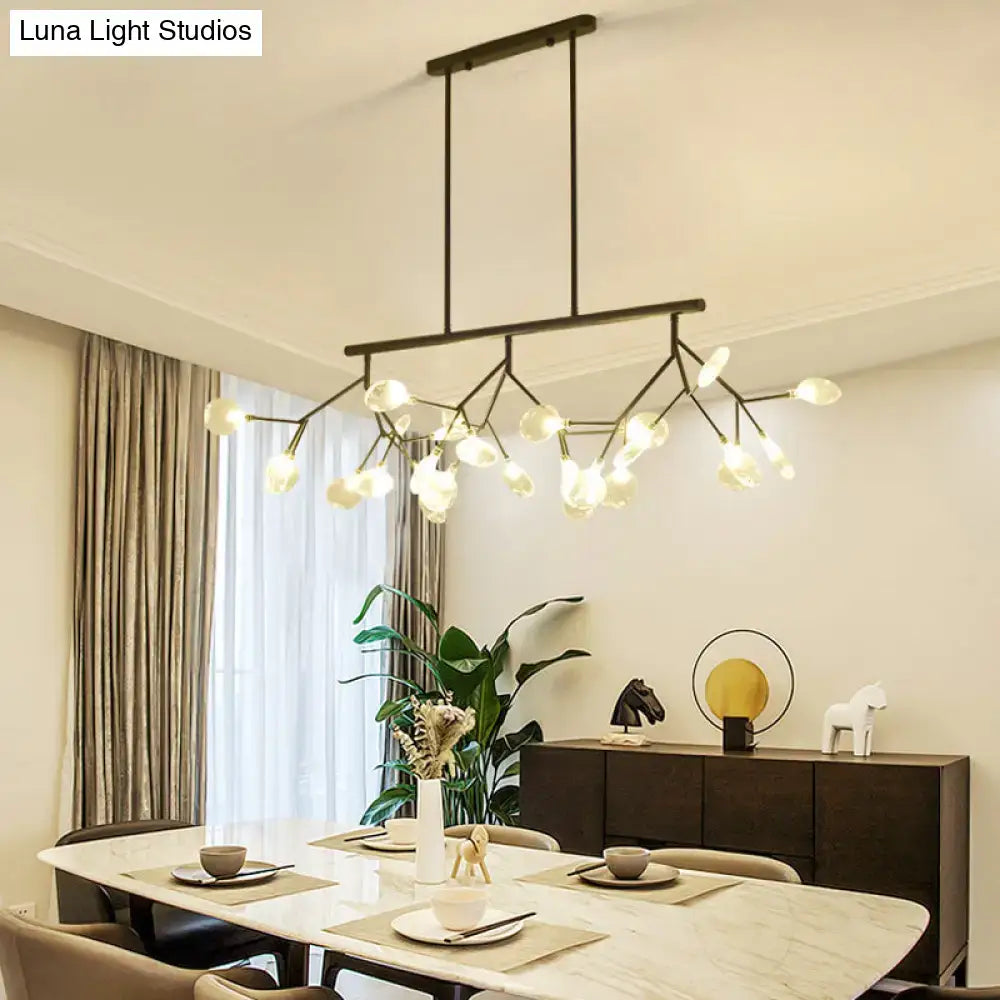 Black Gold Bubble Chandelier