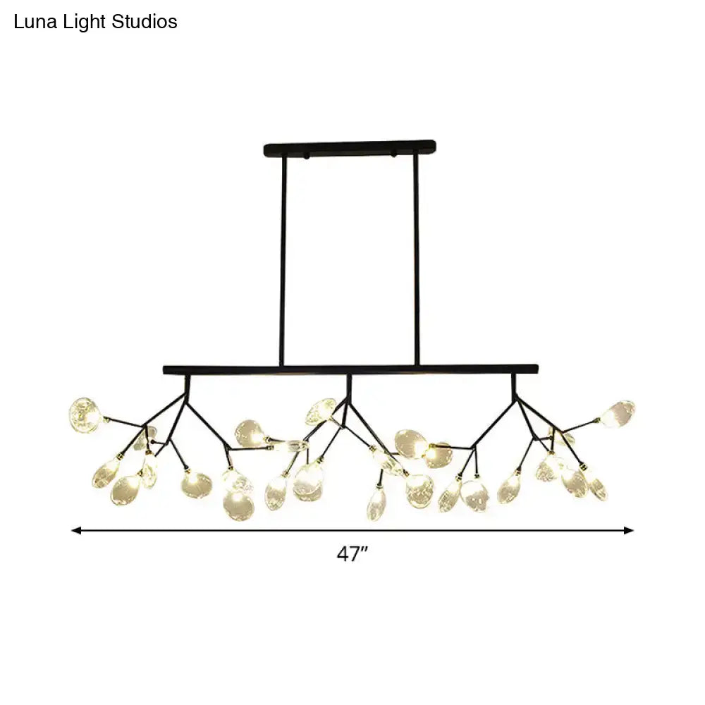 Black Gold Bubble Chandelier