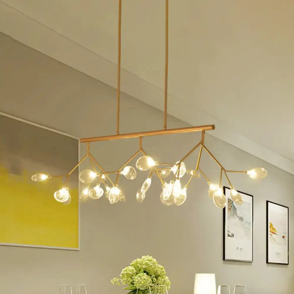Black Gold Bubble Chandelier