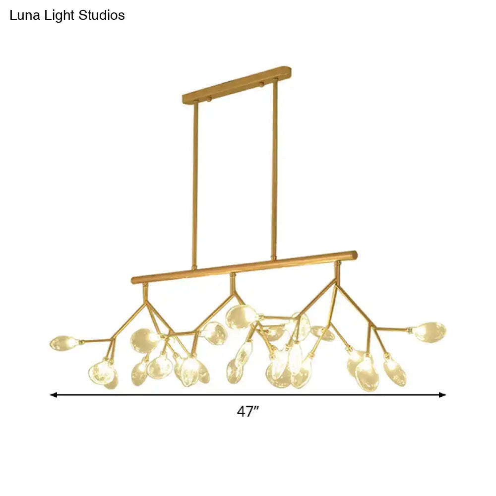 Black Gold Bubble Chandelier