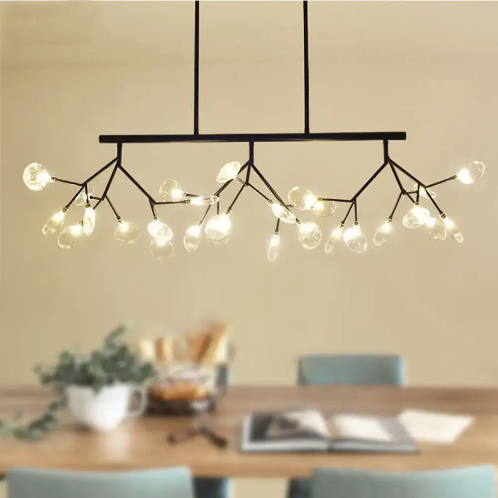 Black Gold Bubble Chandelier