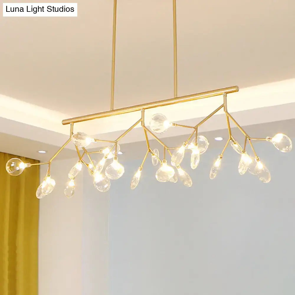 Black Gold Bubble Chandelier