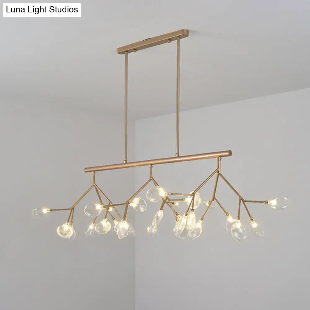 Black Gold Bubble Chandelier