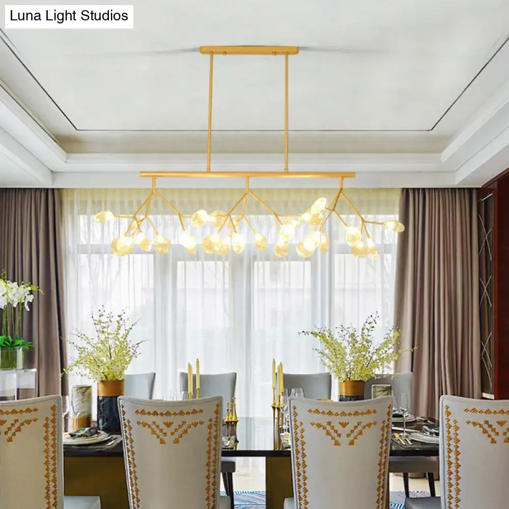 Black Gold Bubble Chandelier