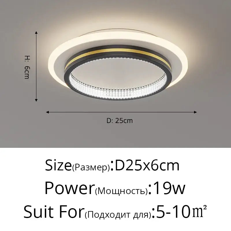 Black Crystal Ceiling Light Over 20 LED Bulbs