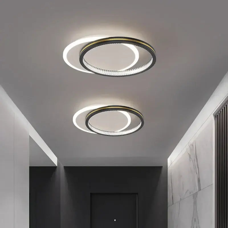Black Crystal Ceiling Light Over 20 LED Bulbs