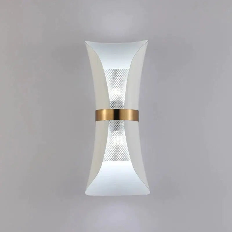 Black Gold Sleek Bedroom Wall Lamp