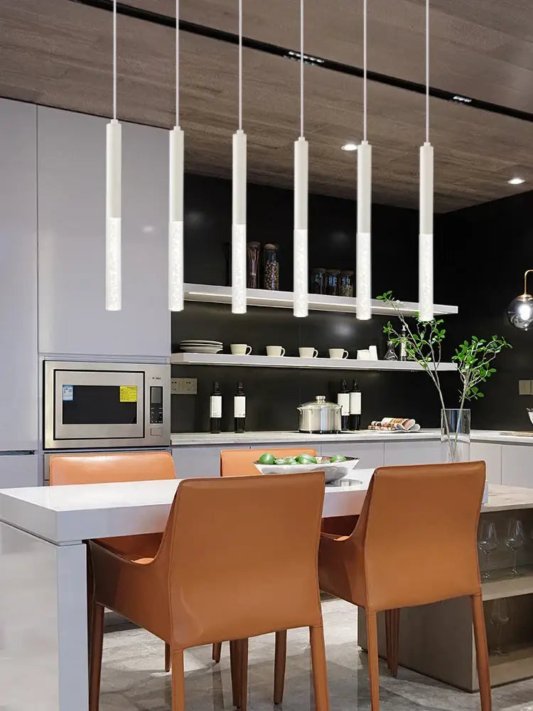 Gold Cylinder Pendant Light