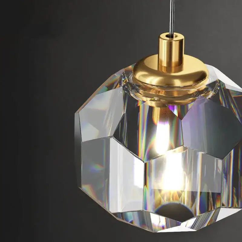 Gold Crystal Round Nordic Chandelier