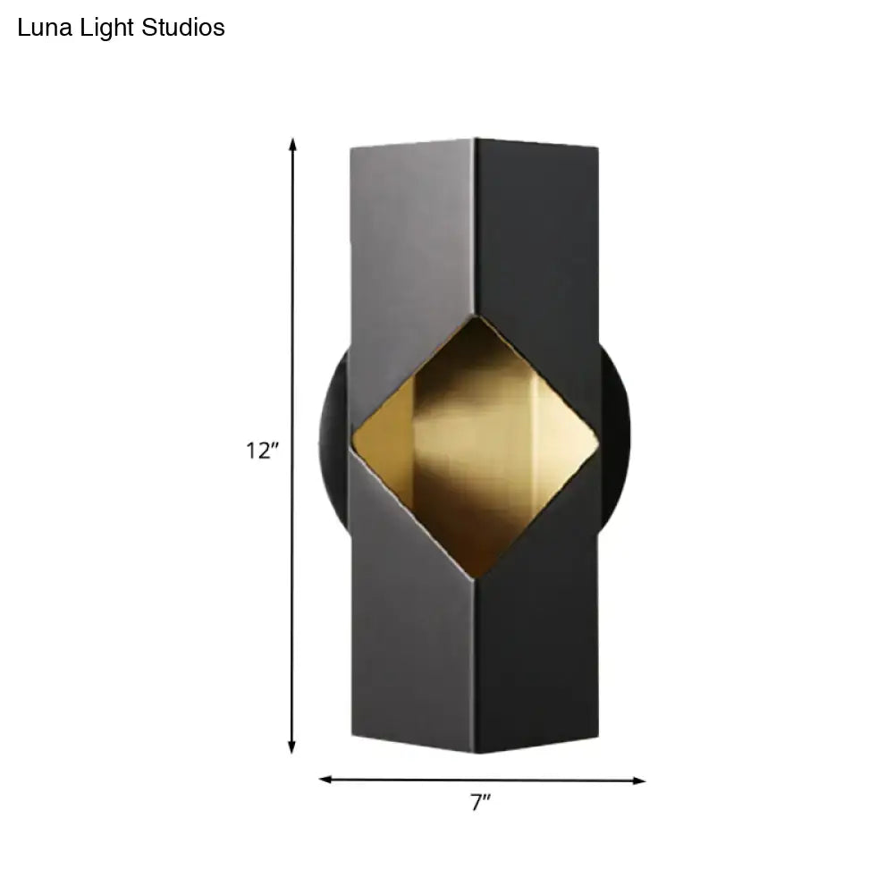 Black Iron Wall Sconce