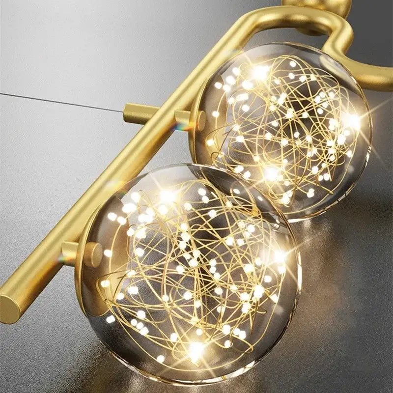 Glass Ball Pendant Light Star or White Glass