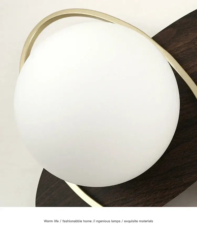 Black Gold Nordic Bedroom Wall Sconce