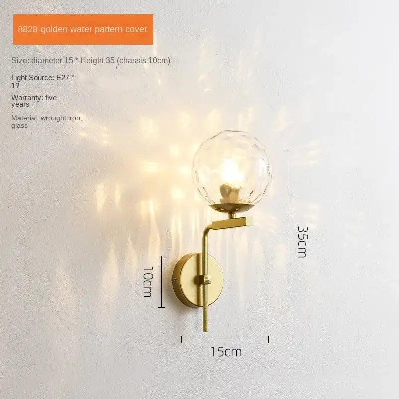 Gold Black Wall Sconce