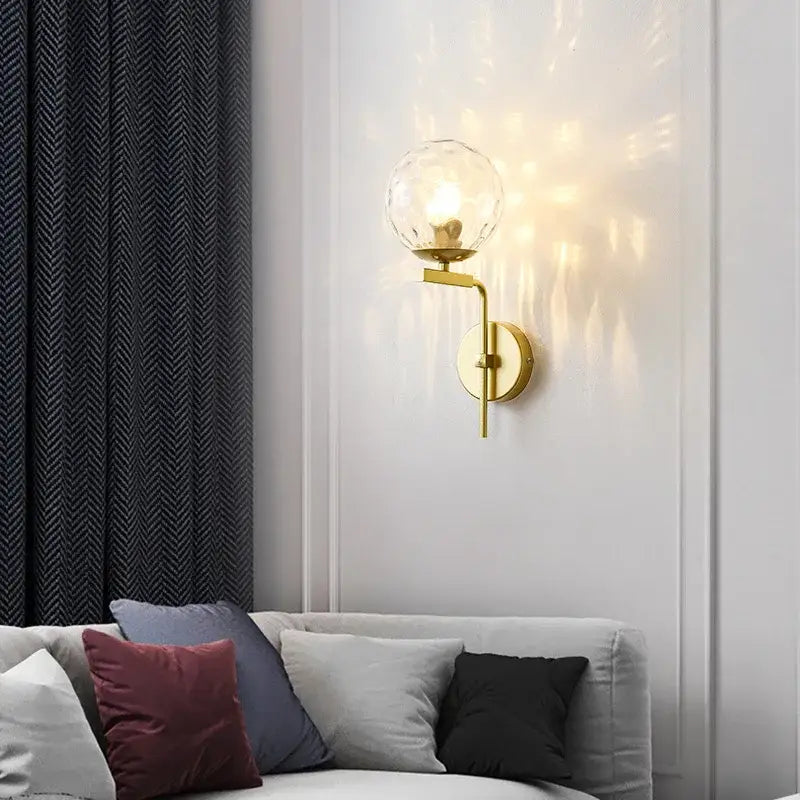 Gold Black Wall Sconce