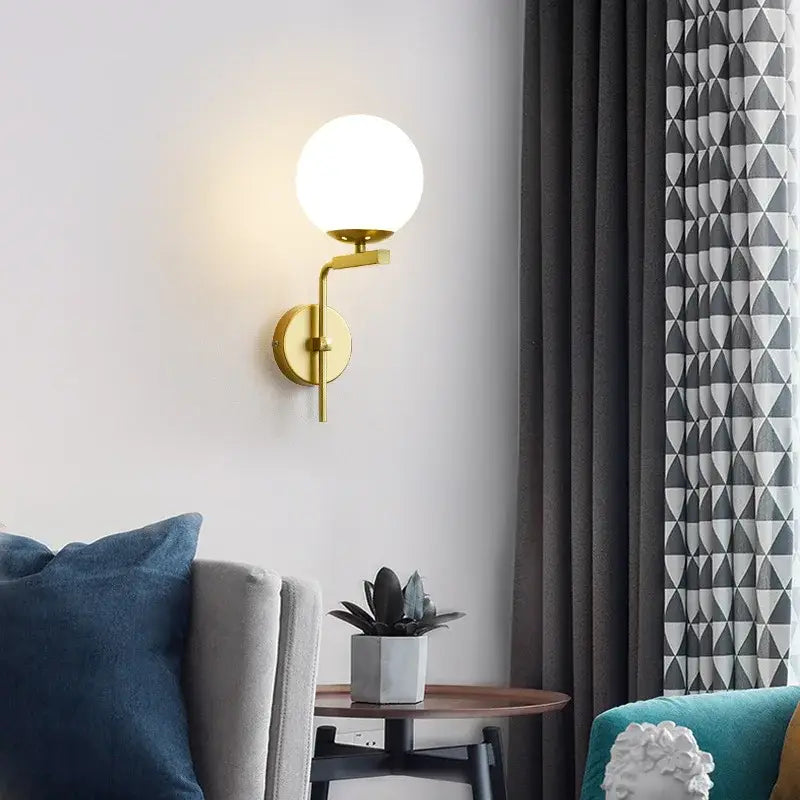 Gold Black Wall Sconce