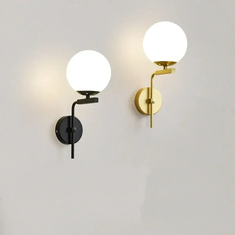 Gold Black Wall Sconce