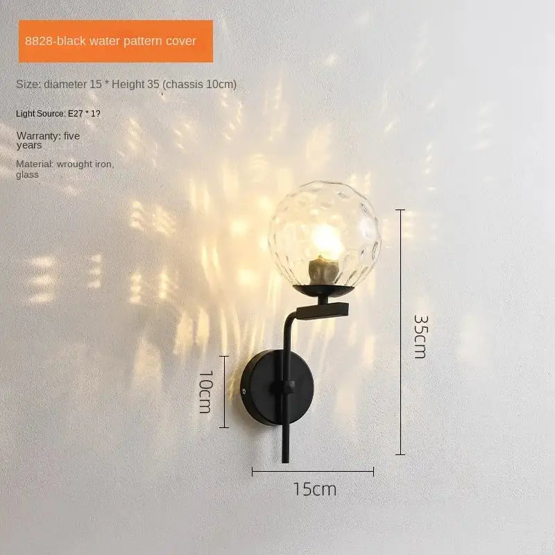 Gold Black Wall Sconce