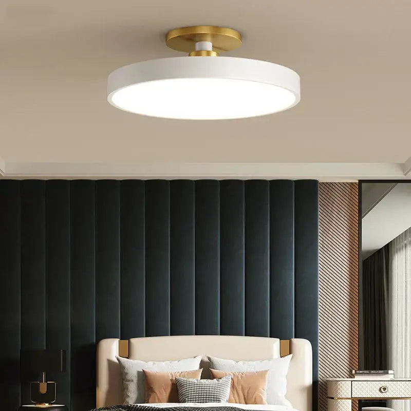 Black Circular Ceiling Light