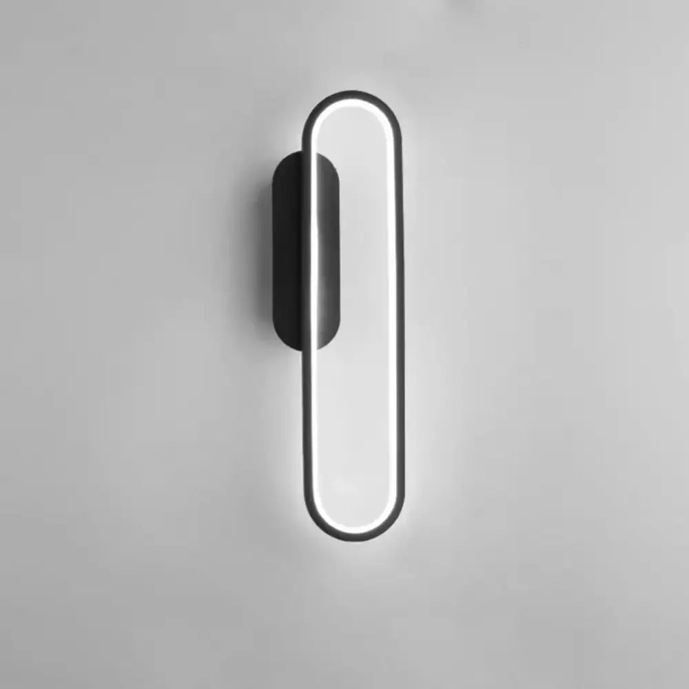 Black Gold Wall Light 60cm LED
