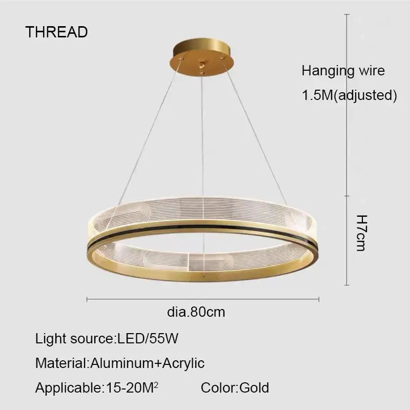 Black Gold Mesh Pendant Light