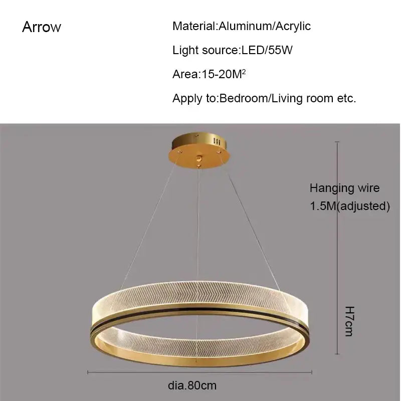 Black Gold Mesh Pendant Light