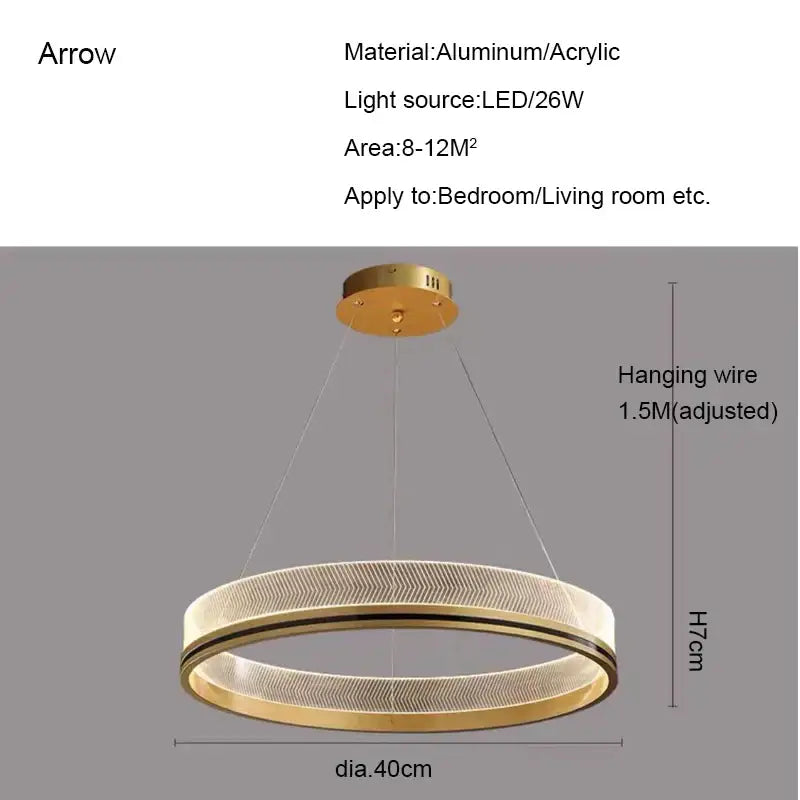 Black Gold Mesh Pendant Light