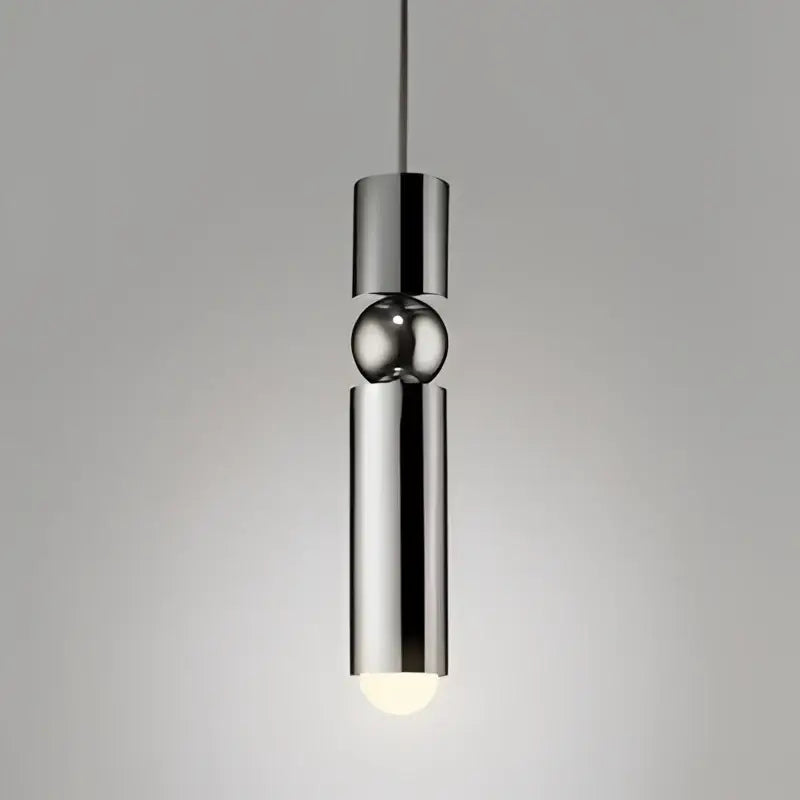 Black Gold Tube Pendant Lamp