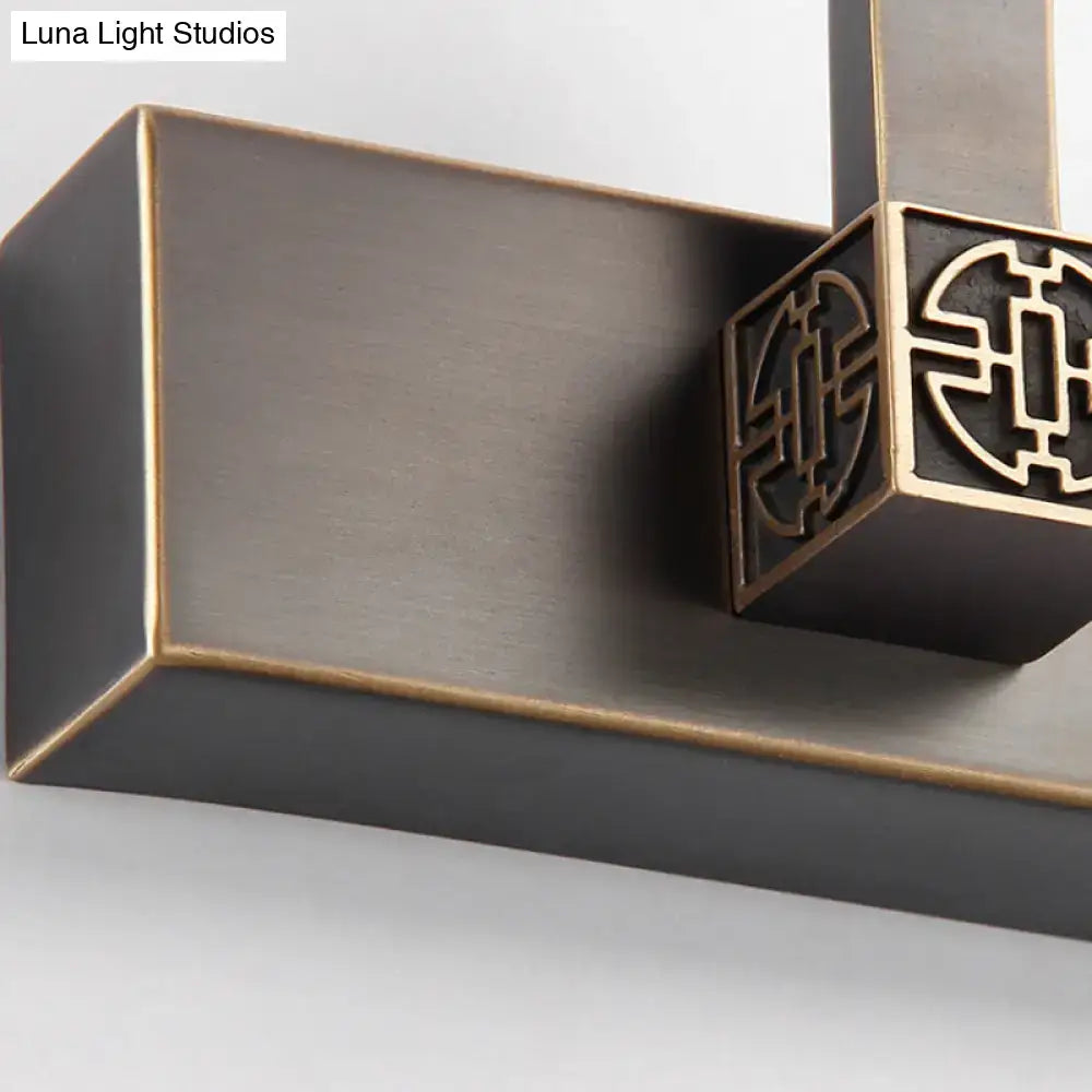 Bronze Industrial Wall Light