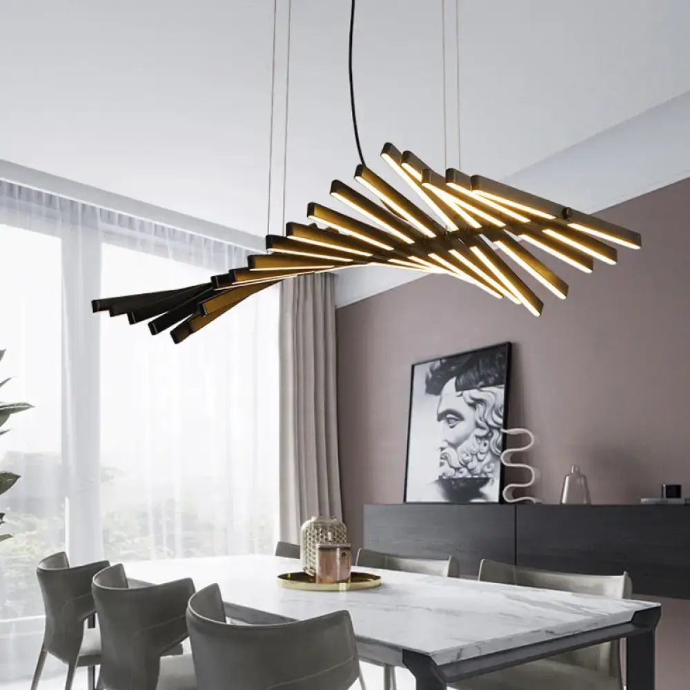 Black Gold Pendant Fixture