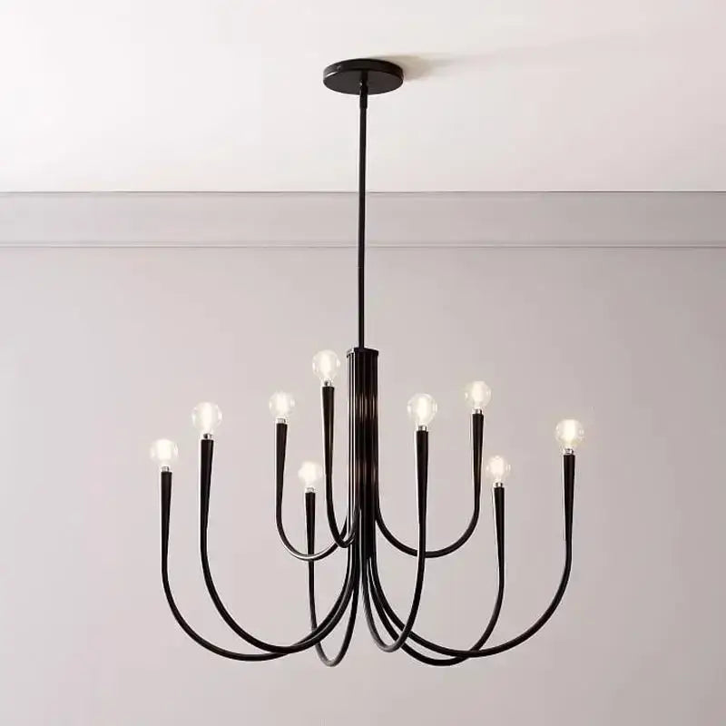 Gold Metal Nordic Chandelier