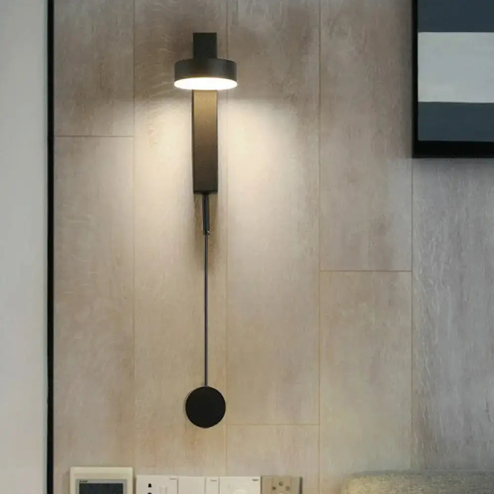 Black Gold Flush Wall Light