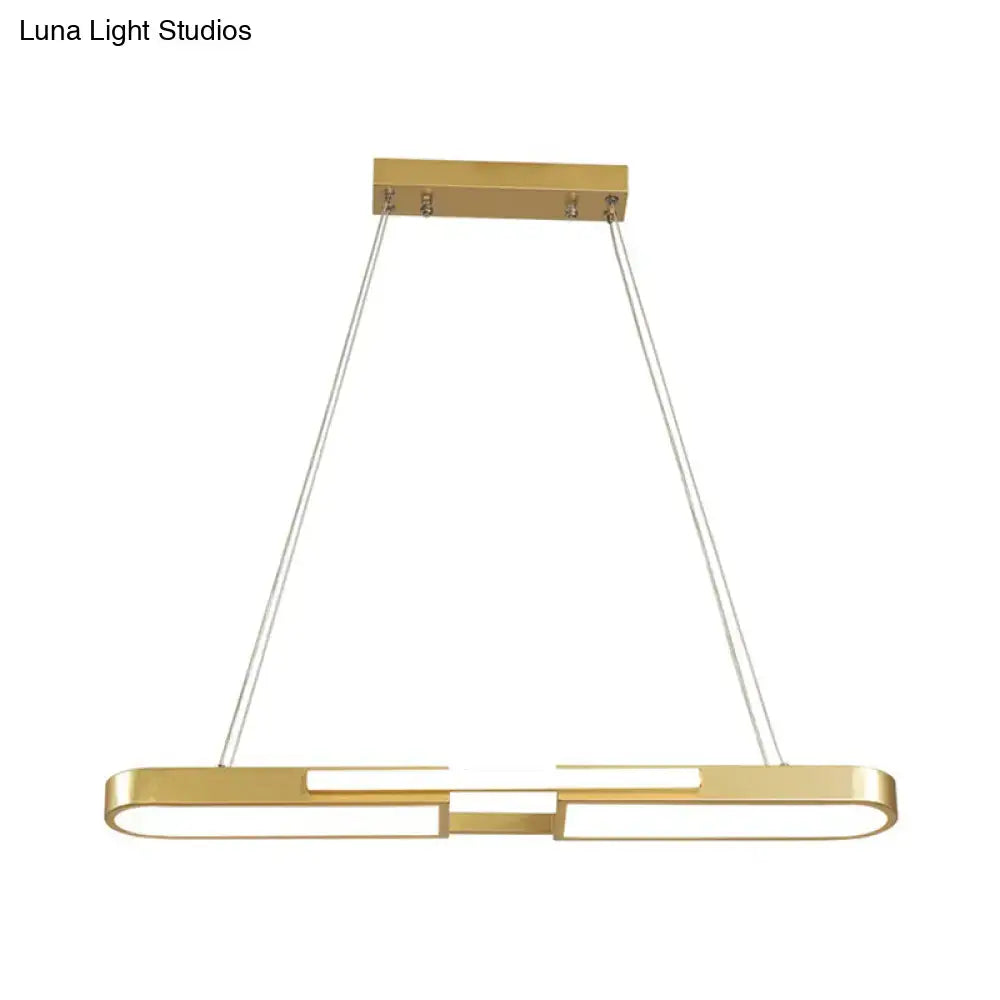 Gold Acrylic Pendant Lamp