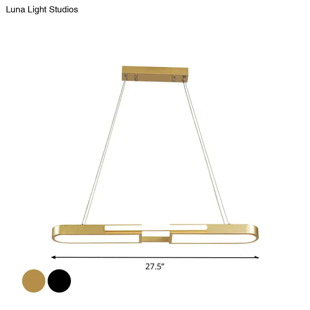 Gold Acrylic Pendant Lamp