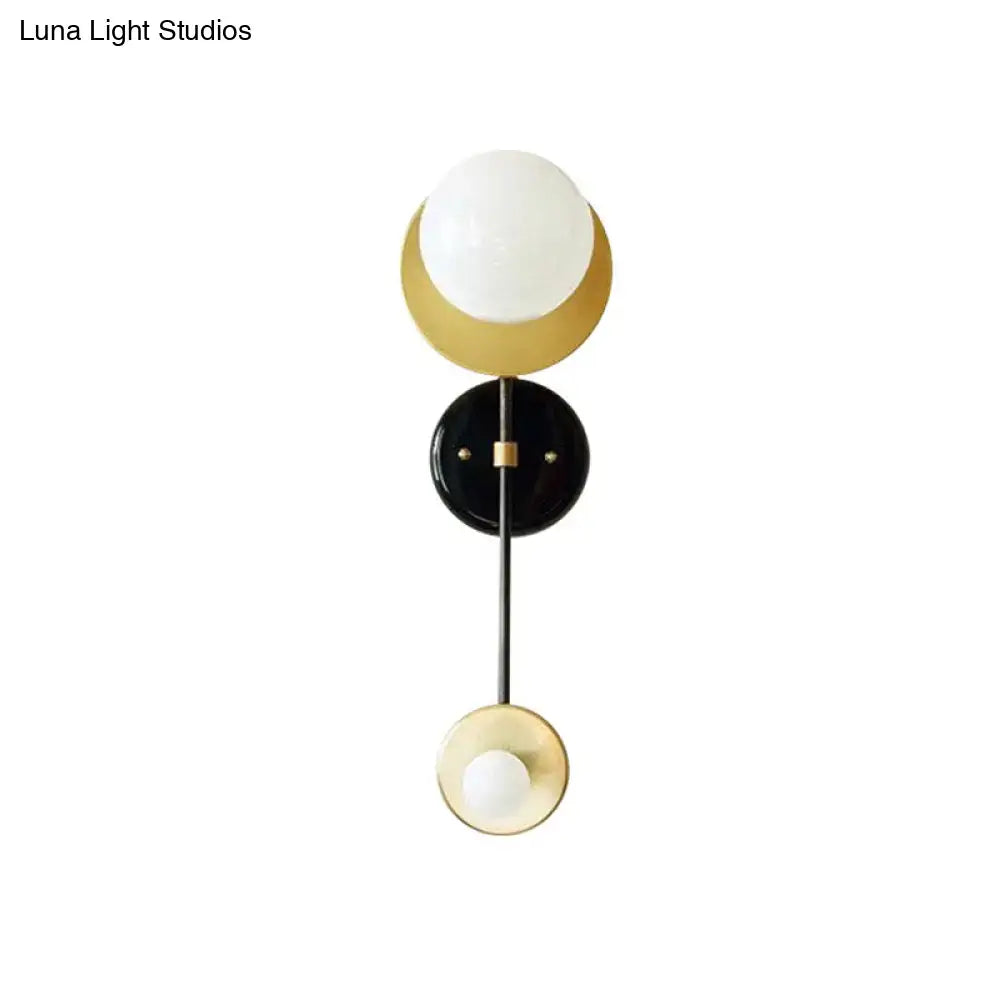 Gold Opal Wall Light Fixture
