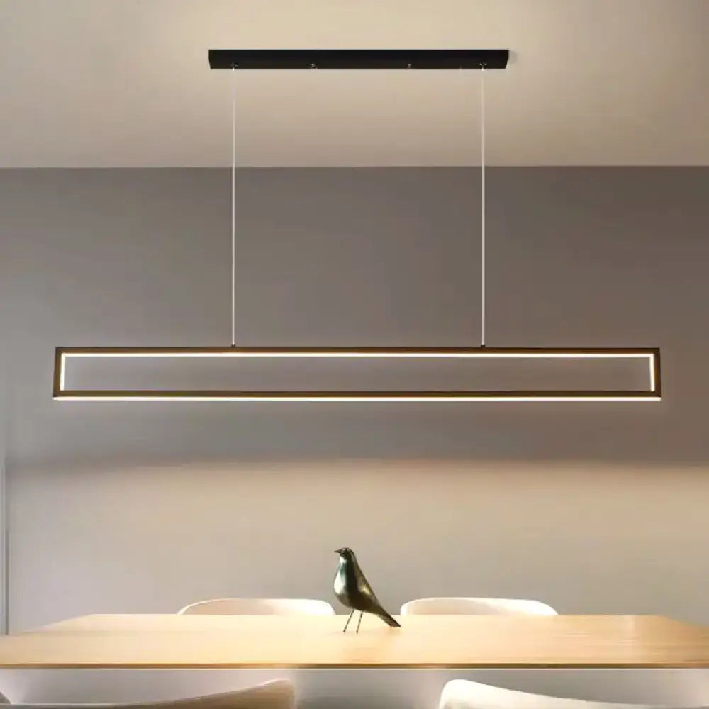 Black Gold LED Pendant Light