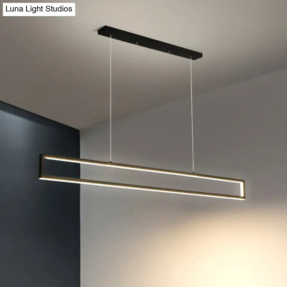 Black Gold LED Pendant Light