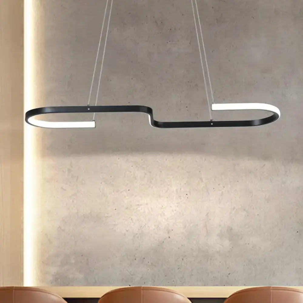Black Gold S-Like Chandelier