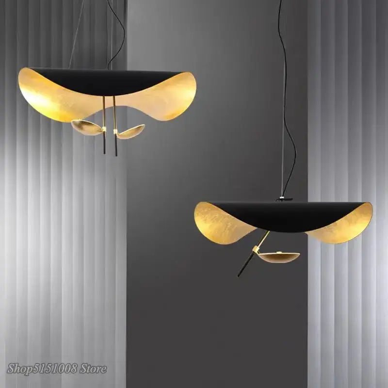 Gold Texture Pendant Light