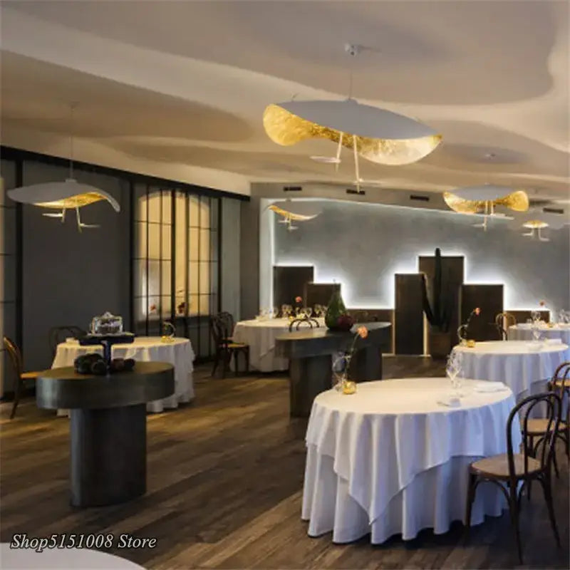 Gold Texture Pendant Light