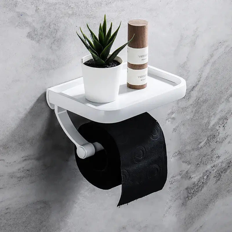 Black Marble Tissue Holder
