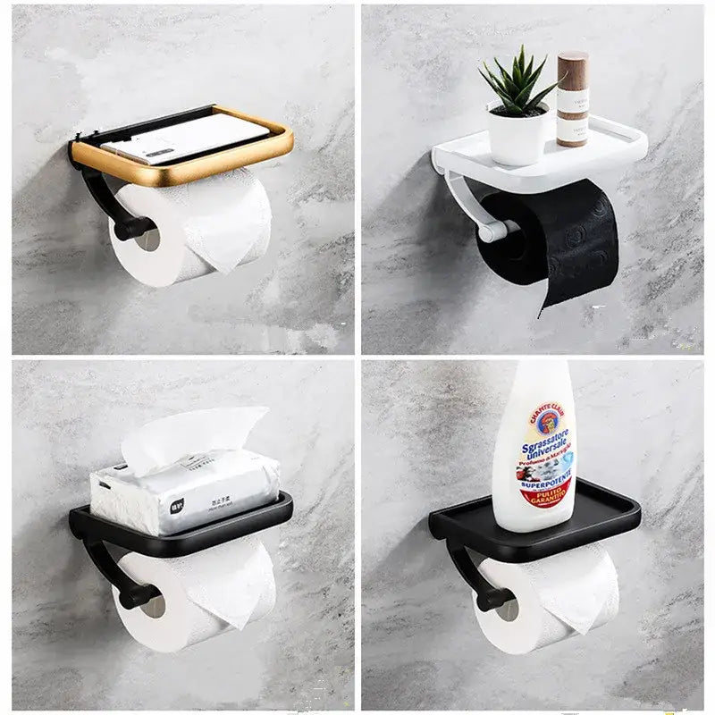 Black Marble Tissue Holder