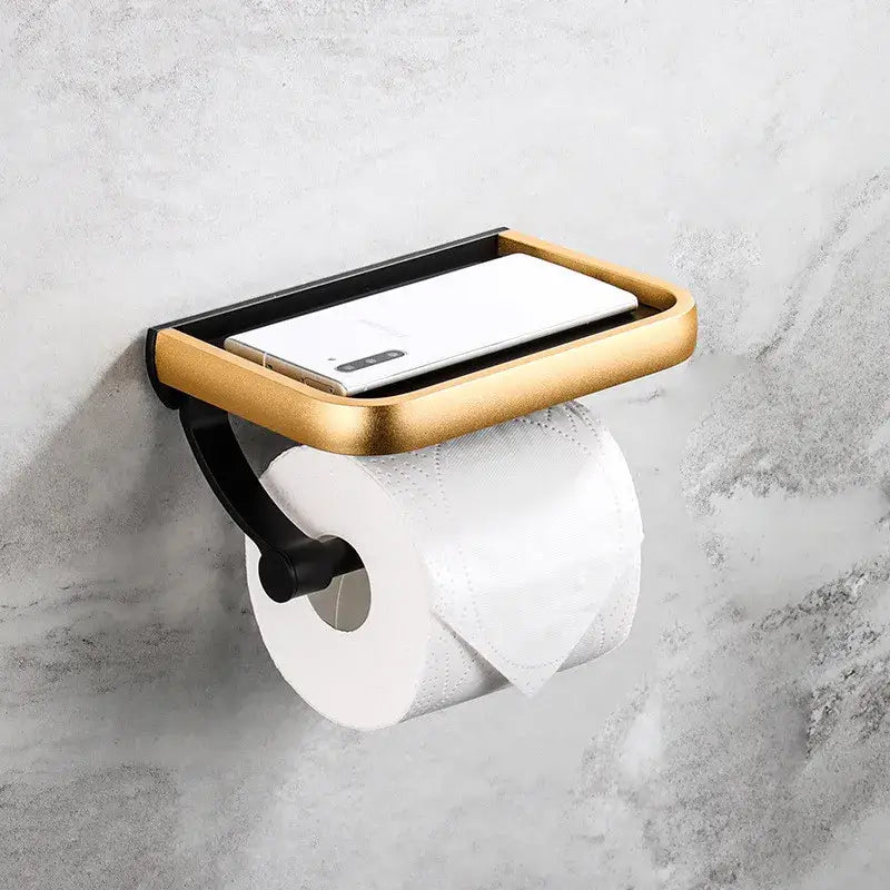 Black Marble Tissue Holder