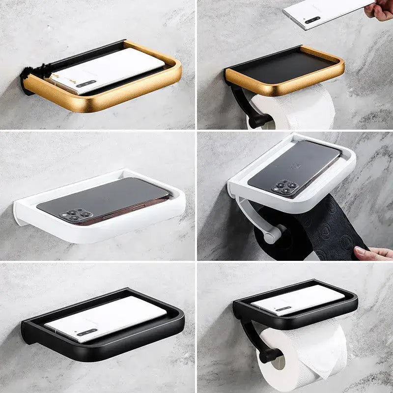 Black Marble Tissue Holder