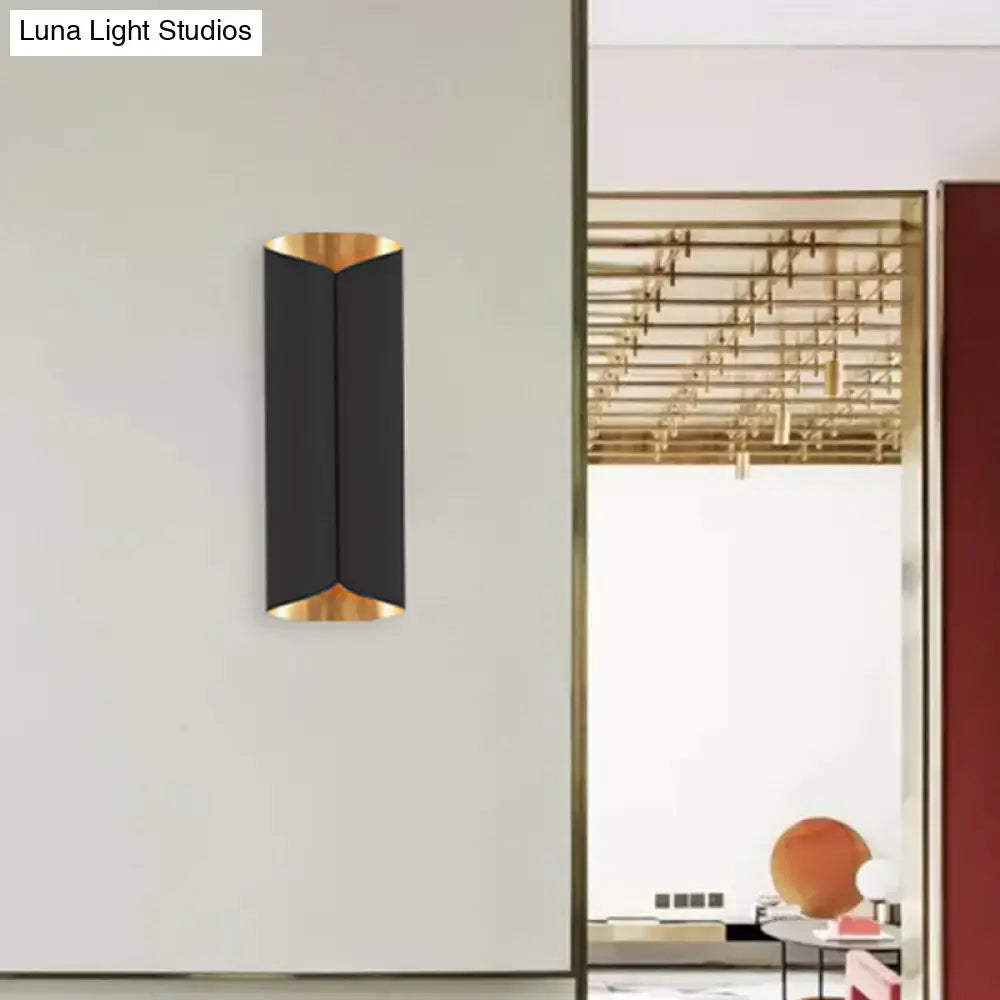 Black Gold Porch Sconce