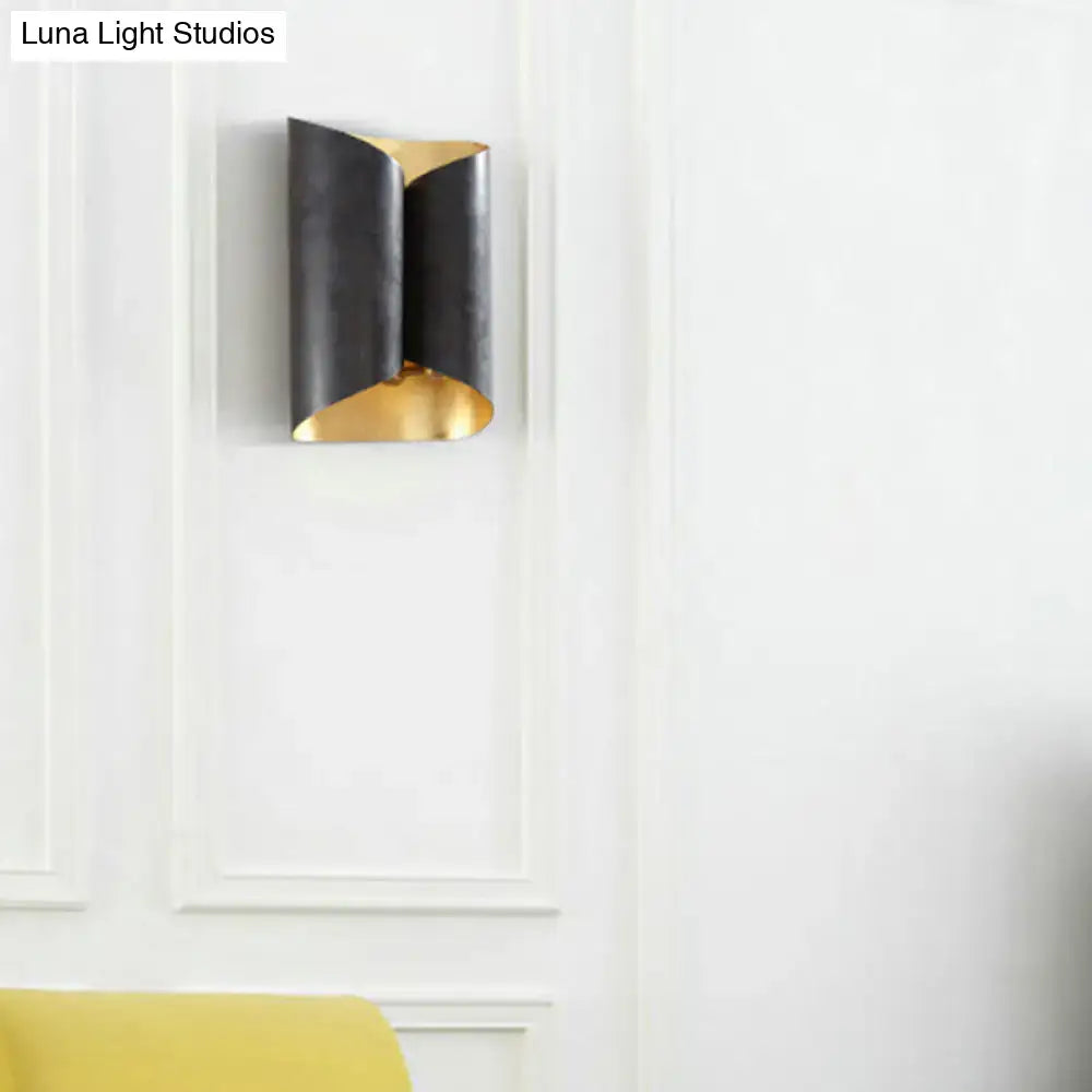 Black Gold Porch Sconce