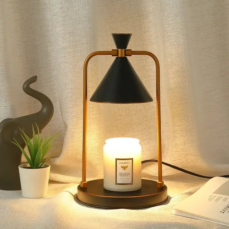 Black Dimmable Candle Lamp