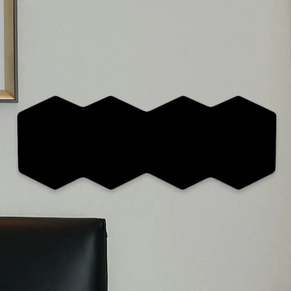 Black Hexagon Wall Sconce