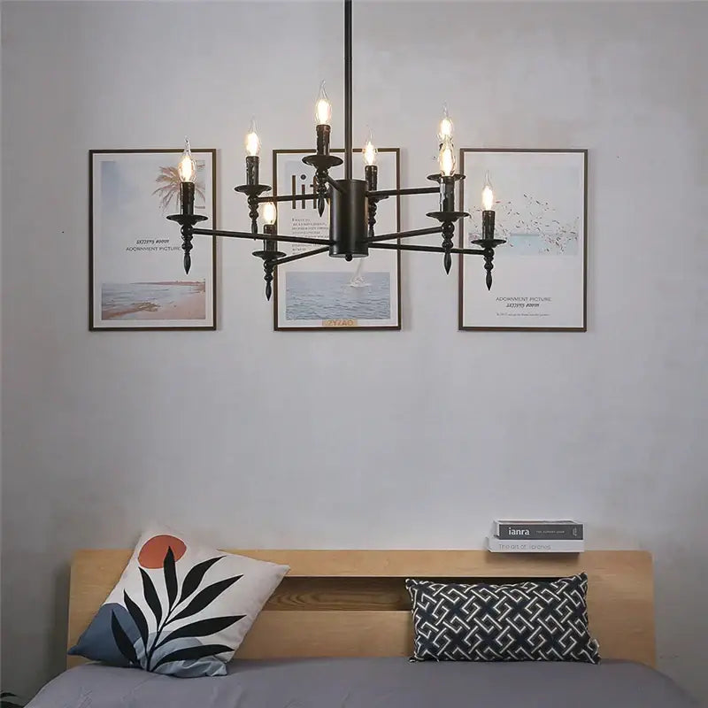 Iron Art Pendant Chandelier