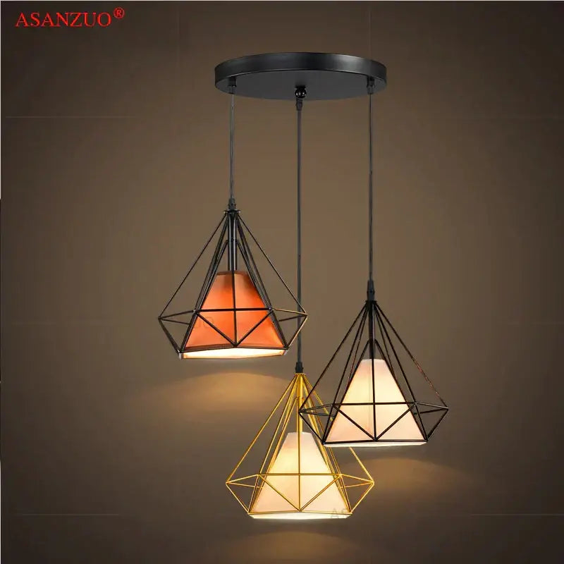 Iron Chassis Ceiling Light