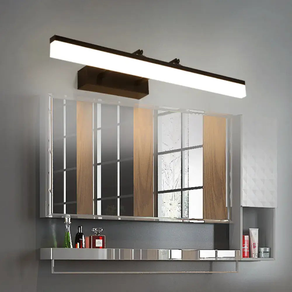 Black Acrylic 27-Inch Wall Sconce